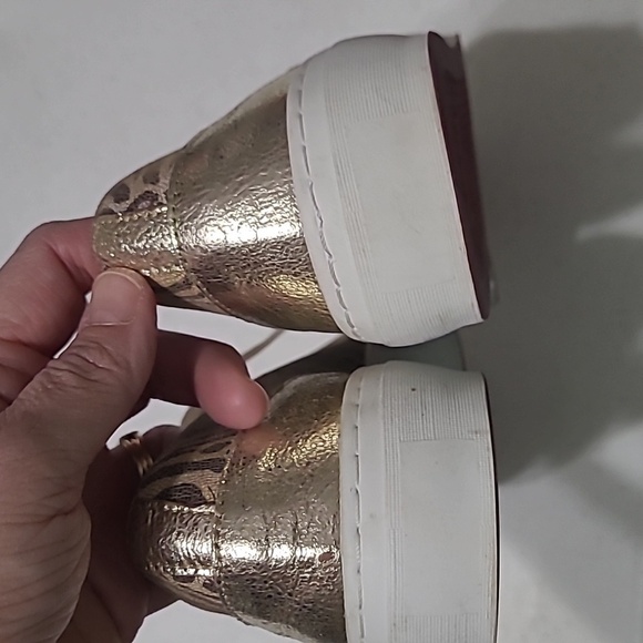 Sabrinas made in Spain gold animal print sneakers size EU 39 - Picture 10 of 13